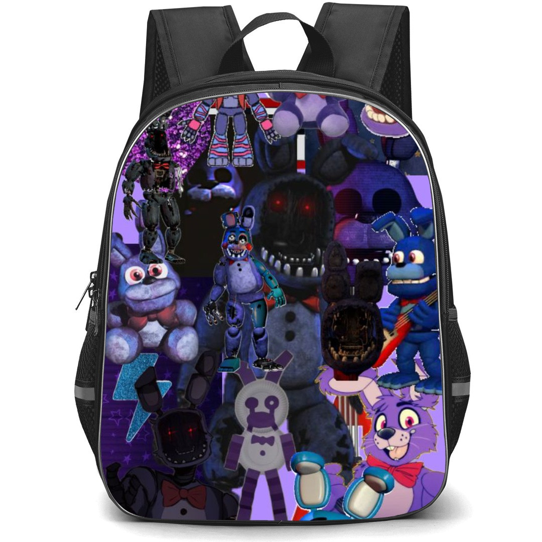 Five Nights At Freddys Bonnie School Backpack StudentPack - Bonnie Collage