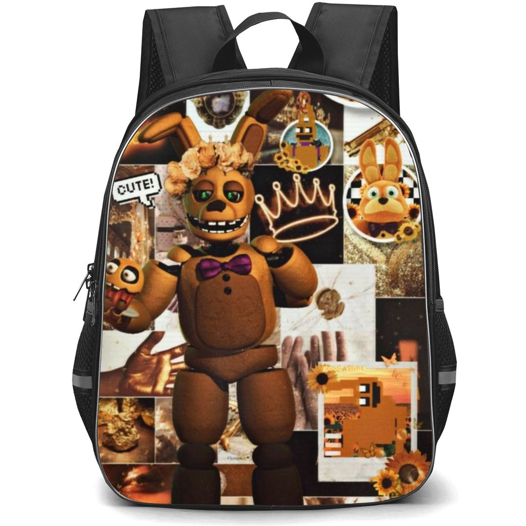 Five Nights At Freddys Bonnie School Backpack StudentPack - Spring Bonnie Collage