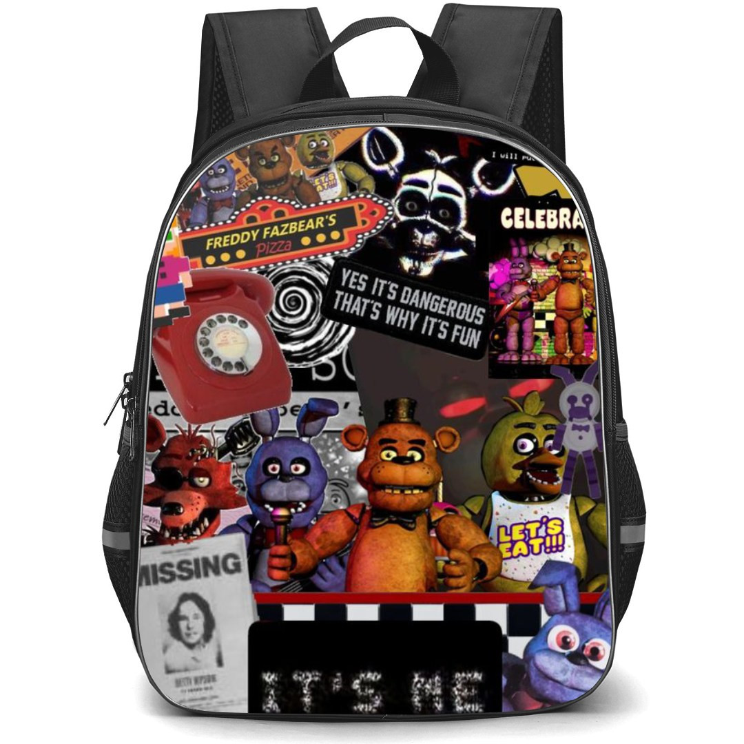 Five Nights At Freddys School Backpack StudentPack - Characters Collage It's Me