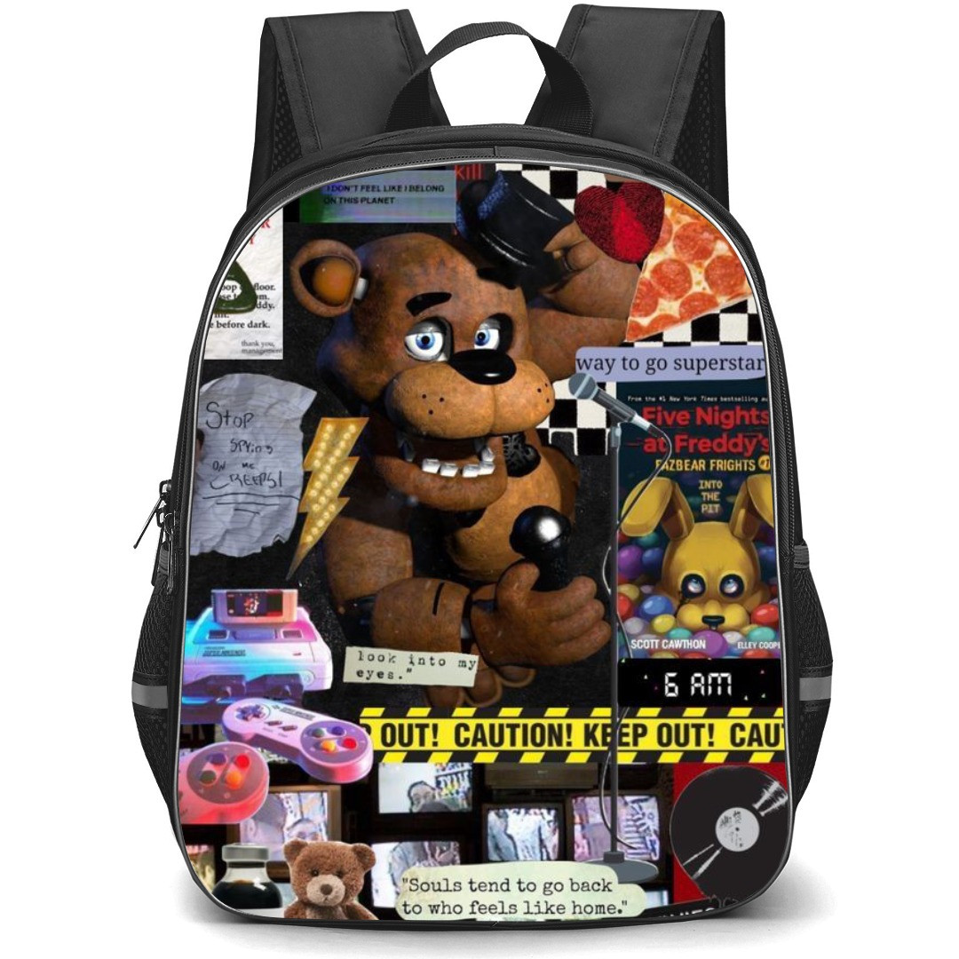 Five Nights At Freddys Freddy School Backpack StudentPack - Freddy Collage System Reboot