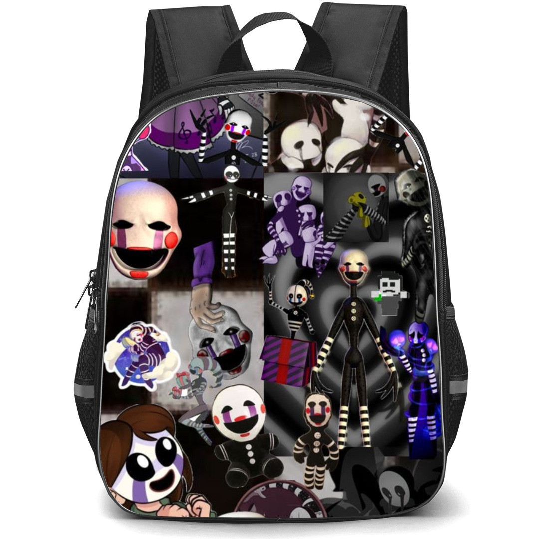 Five Nights At Freddys Marionette School Backpack StudentPack - Marionette Collage