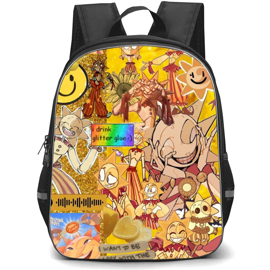 Five Nights At Freddys Sun School Backpack StudentPack - Sun Collage