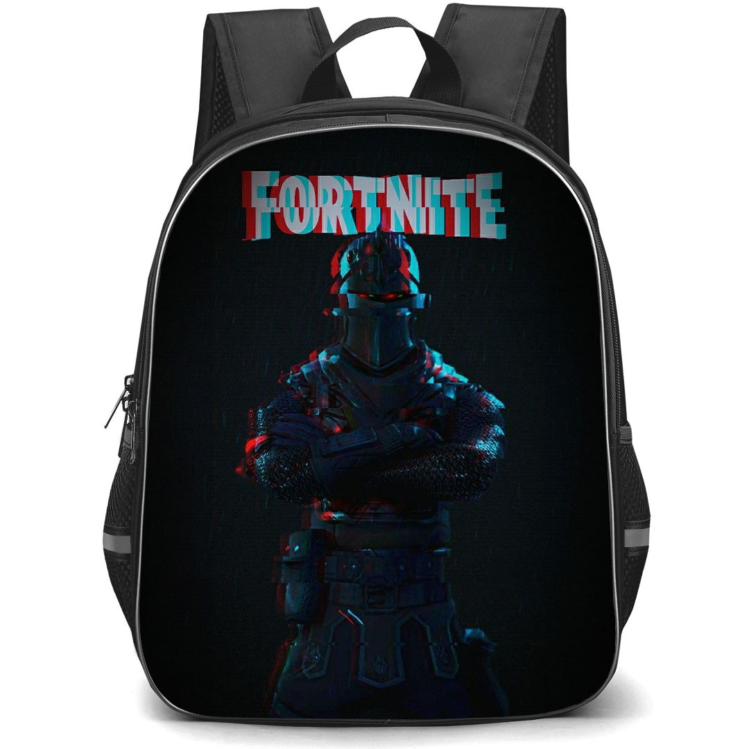 Fortnite Black knight School Backpack StudentPack - Black Knight Standing On Dark