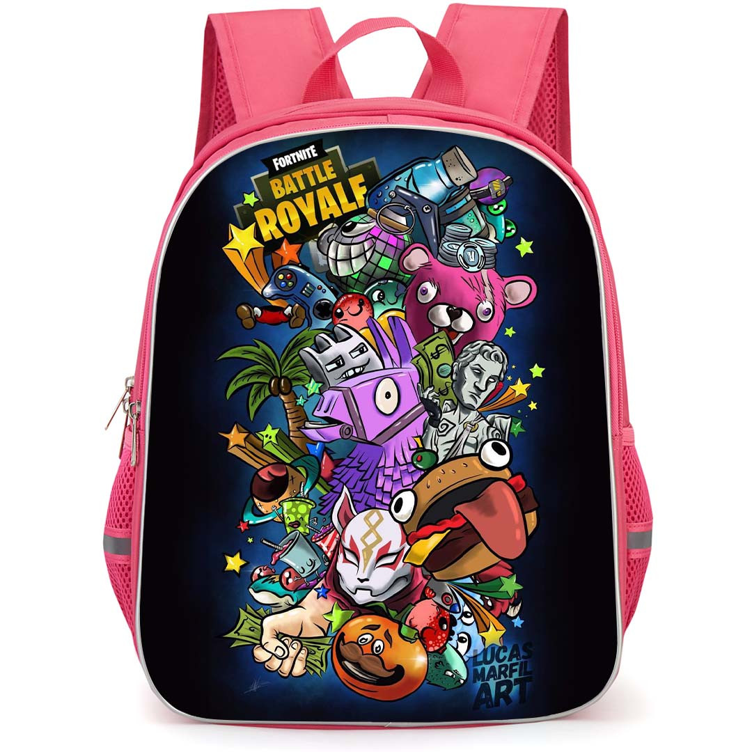 Fortnite School Backpack StudentPack - Fortnite Cartoon Art