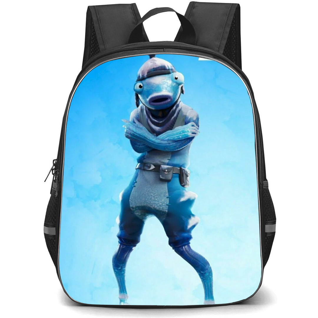 Fortnite Fishstick Backpack StudentPack - Fishstick Shivering in Cold