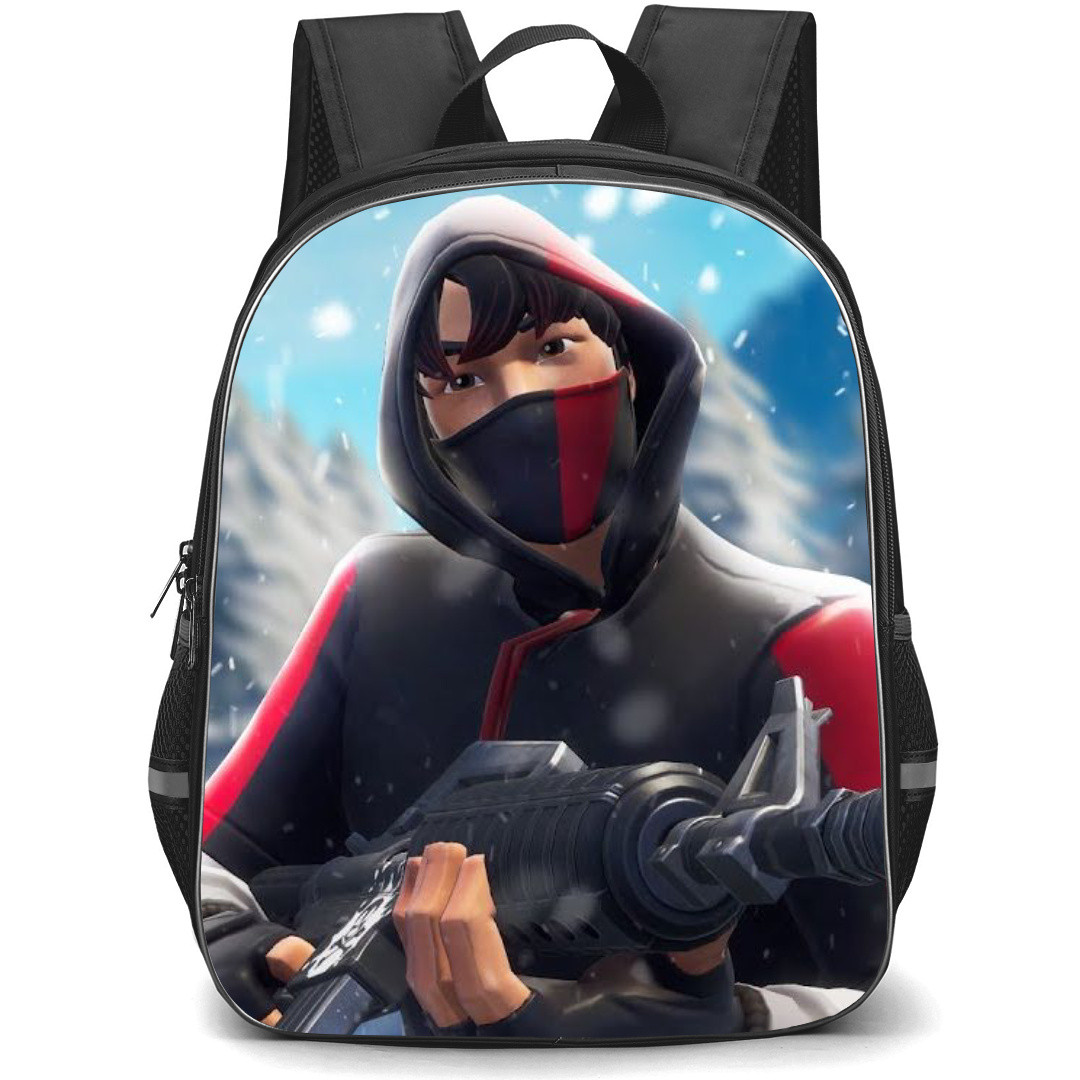 Fortnike Ikonik Backpack StudentPack - Ikonik Portrait Snow Background