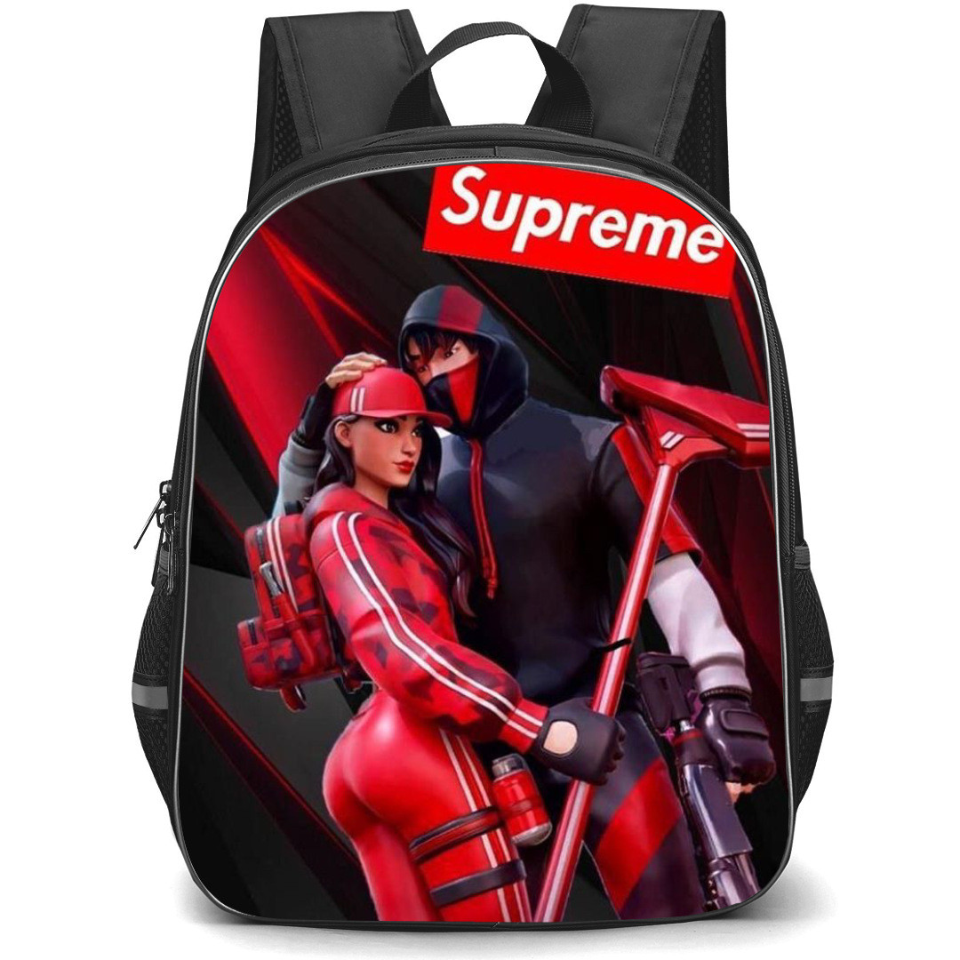 Fortnike Ikonik Backpack StudentPack - Ikonik Ruby Side Portrait