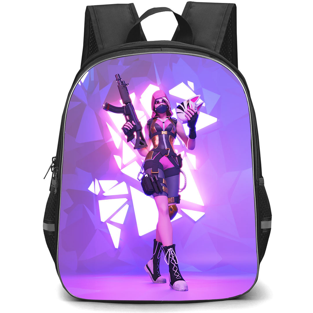 Fortnite School Backpack StudentPack - Lightning Hazard Fan Art Poster