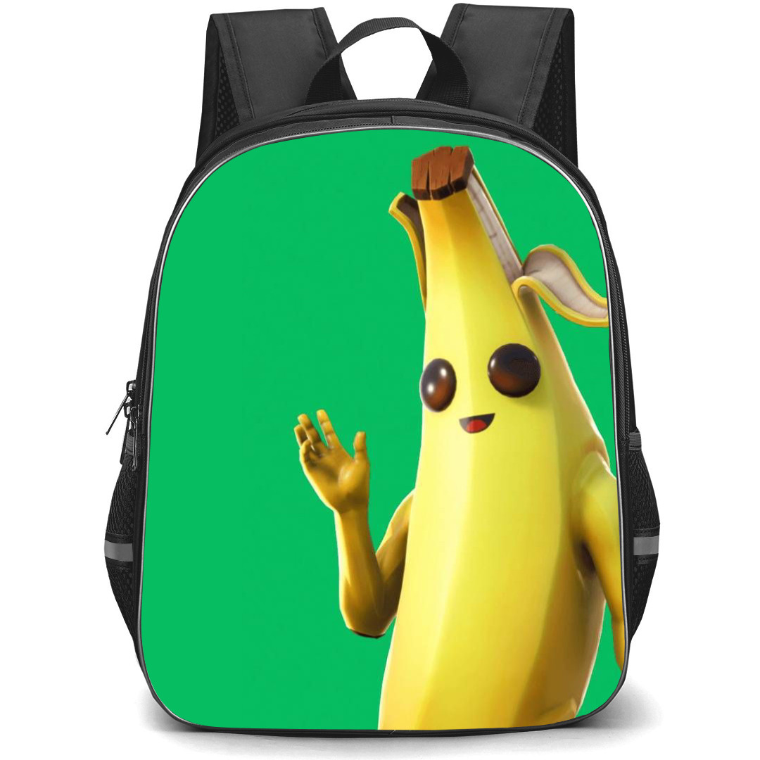Fortnite Peely Backpack StudentPack - Peely 3d Art Green Background