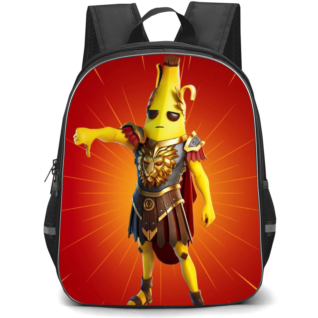Fortnite Peely Backpack StudentPack - Peely Roman Soldier Thumbs Down