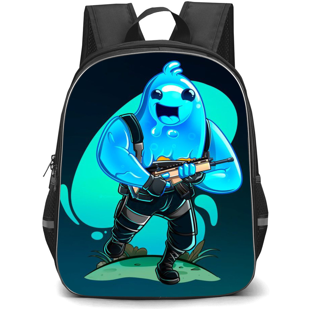 Fortnike Rippley Backpack StudentPack - Rippley Portrait Blue Background