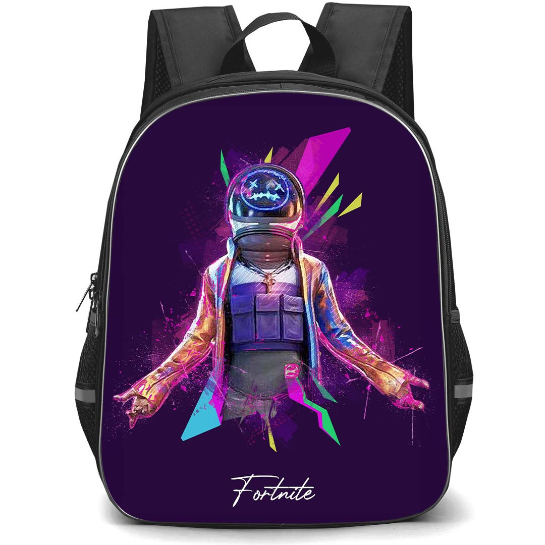 Fortnite Travis Astro School Backpack StudentPack - Travis Scott Astro On Purple Background