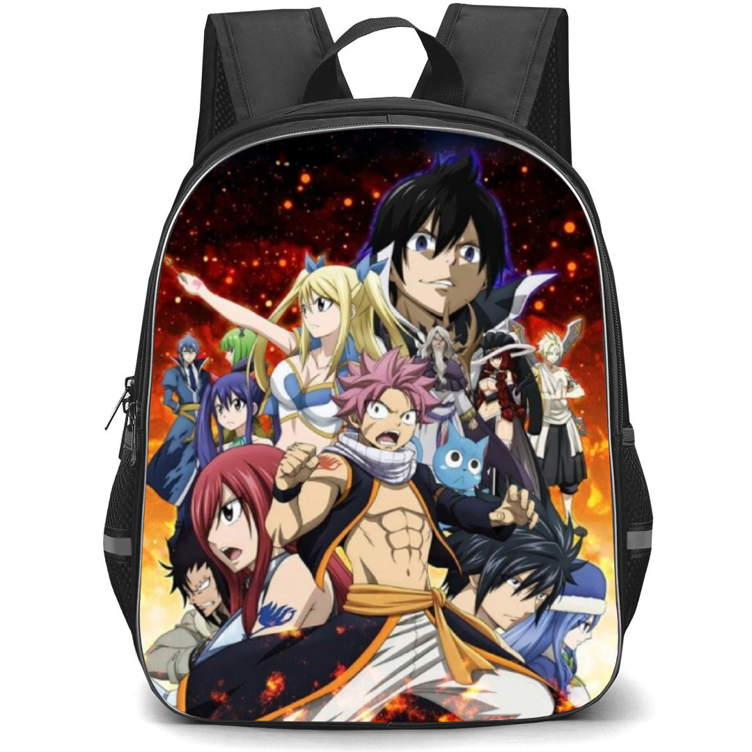 Fairy Tail Backpack StudentPack - Characters Flame Illustration