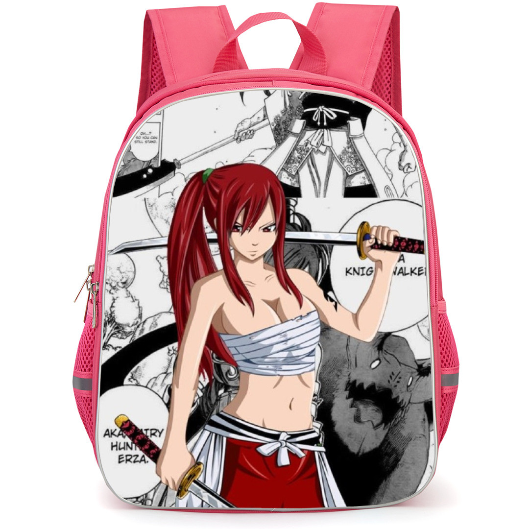 Fairy Tail Erza Scarlet Backpack StudentPack - Erza Scarlet Comic Art