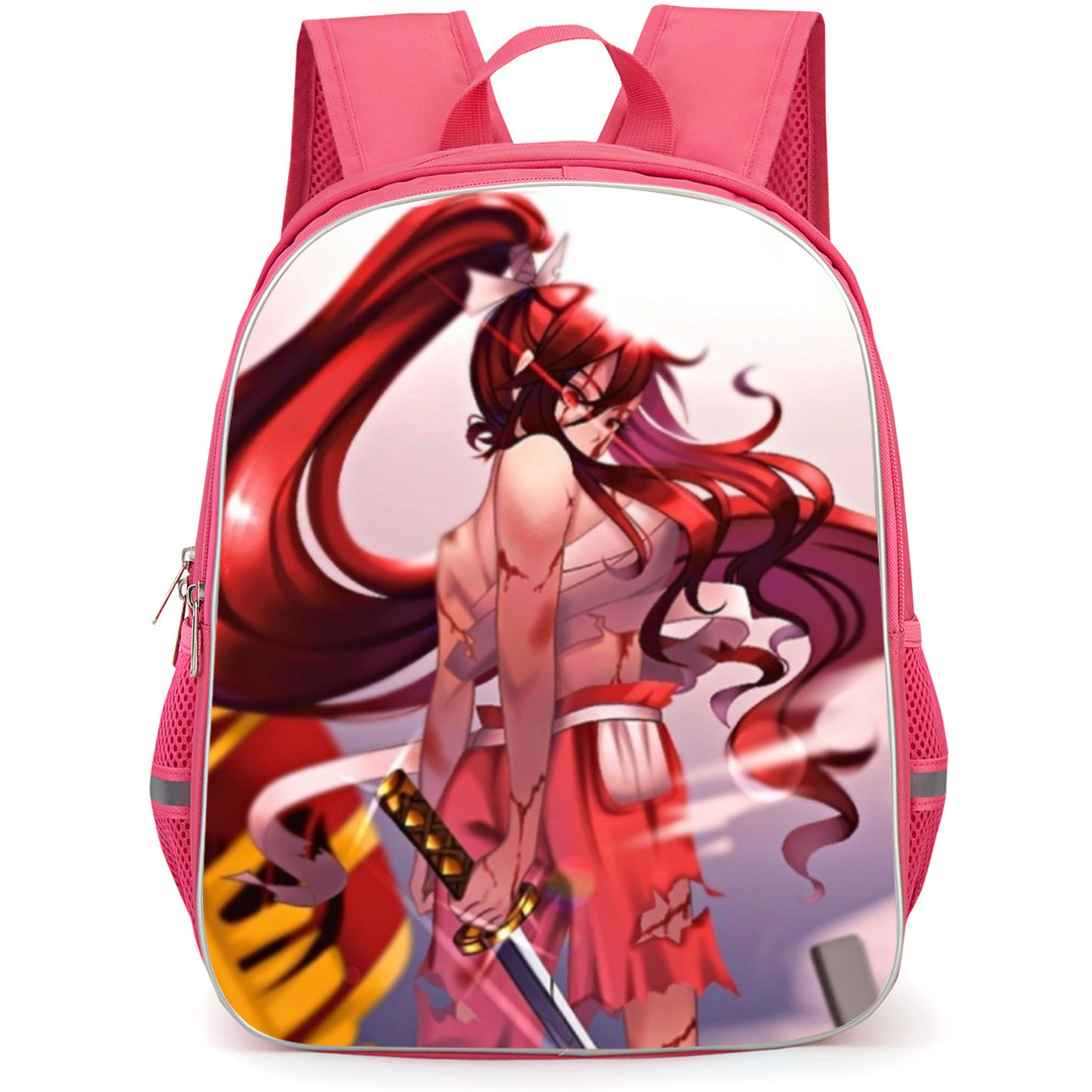 Fairy Tail Erza Scarlet Backpack StudentPack - Erza Scarlet Sword Potrait