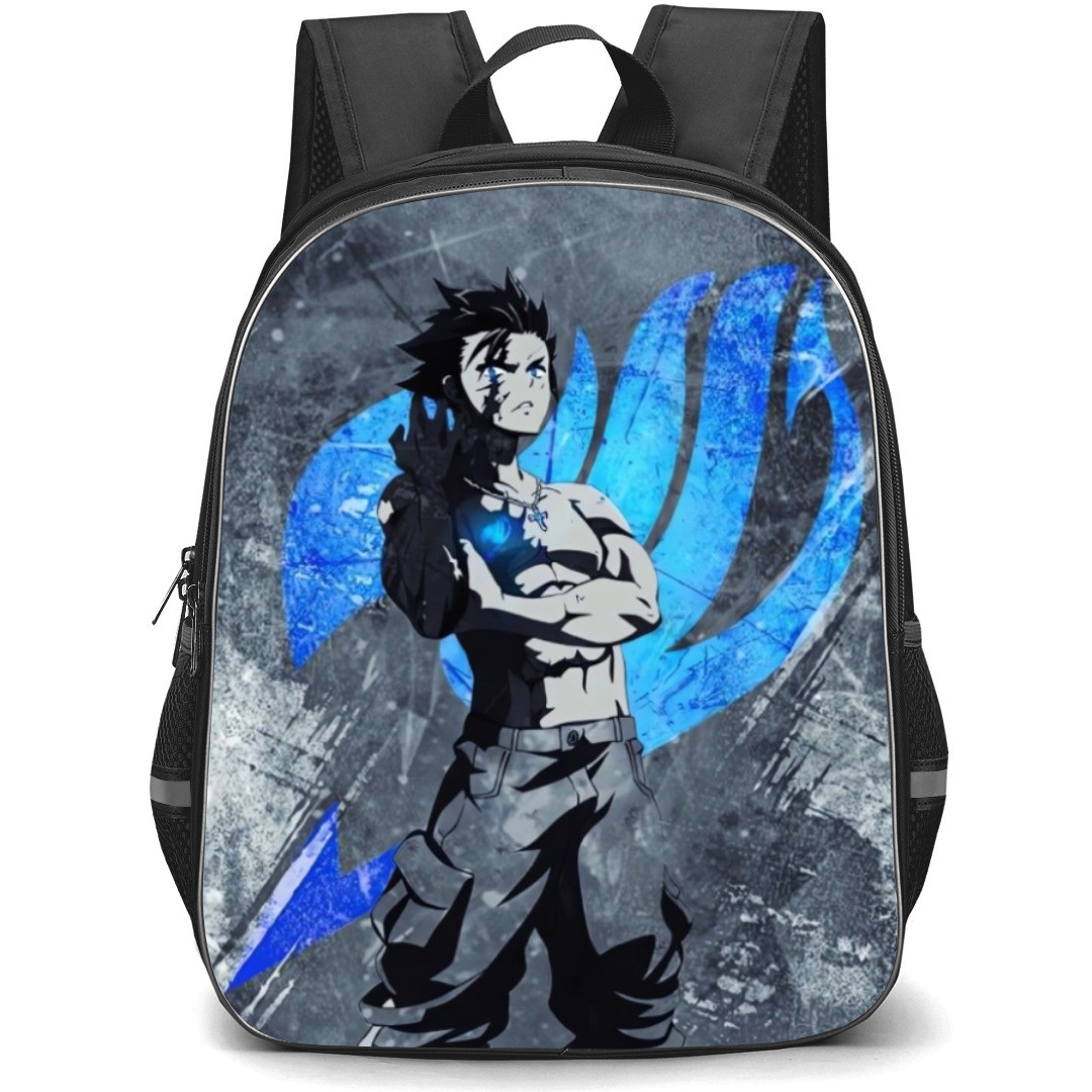 Fairy Tail Gray Fullbuster Backpack StudentPack - Gray Fullbuster Blue Sign Poster