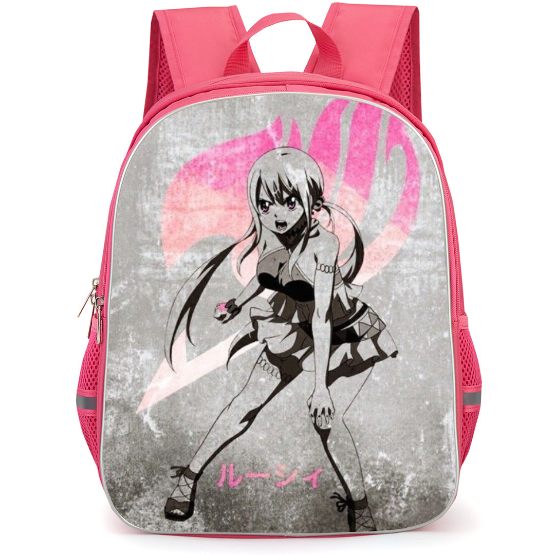 Fairy Tail Lucy Heartfilia Backpack StudentPack - Lucy Heartfilia Pink Sign Poster