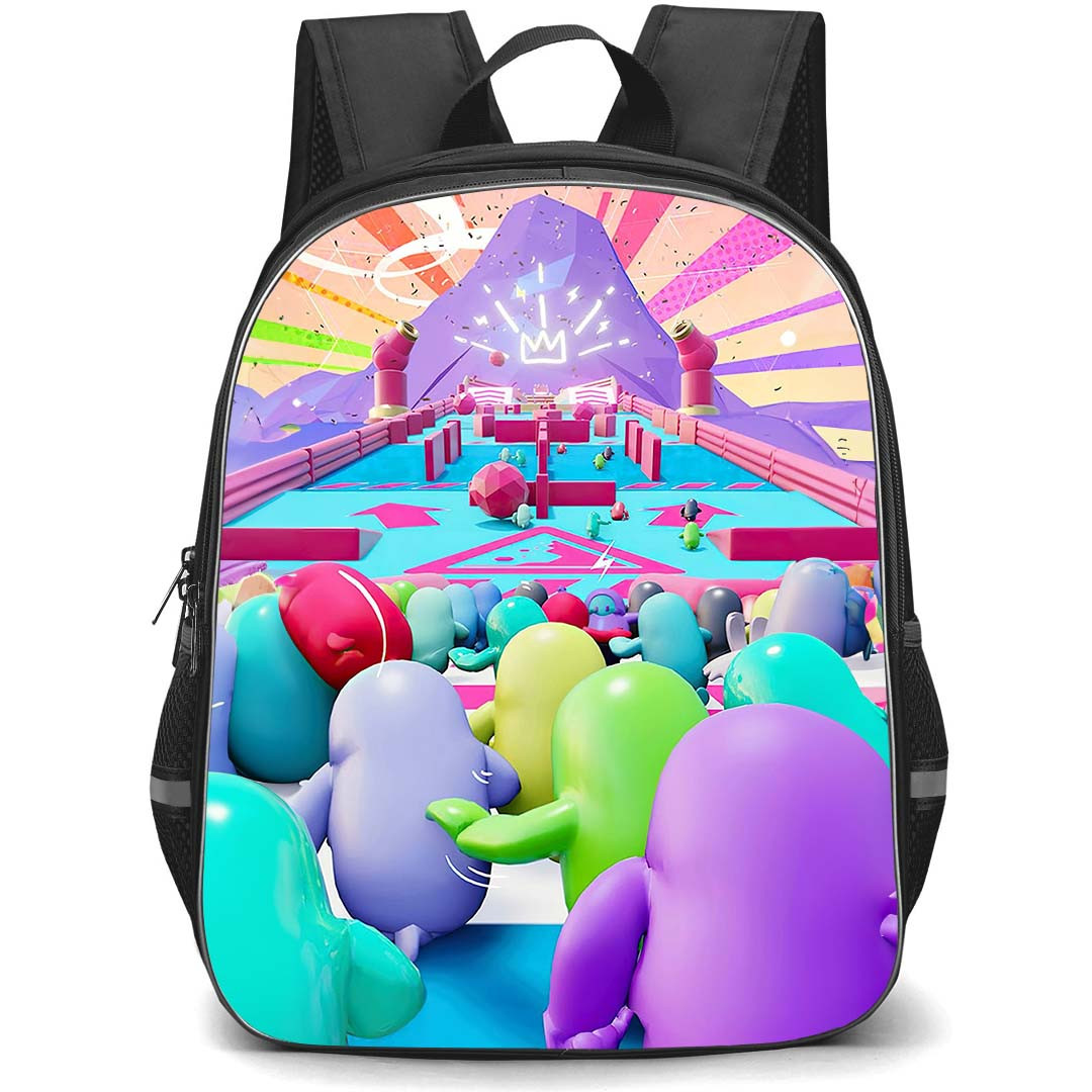 Fall Guys Backpack StudentPack - Fall Guys Running Towards Poster
