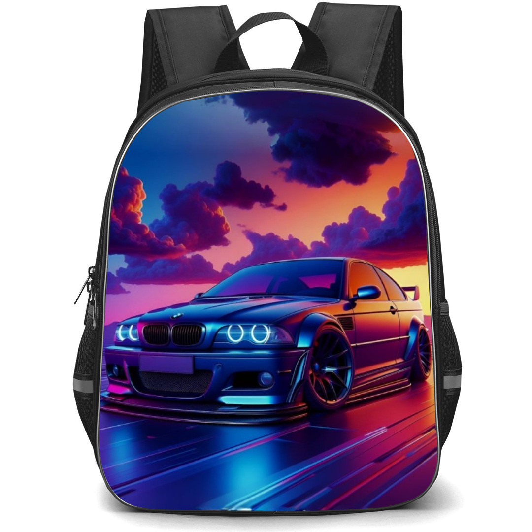 BMW Backpack StudentPack - BMW E46 M3 Pink Clouds