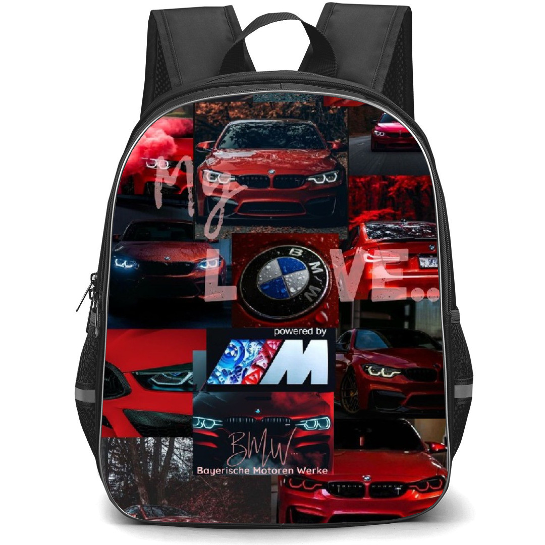 BMW Backpack StudentPack - BMW Red Paint Collage