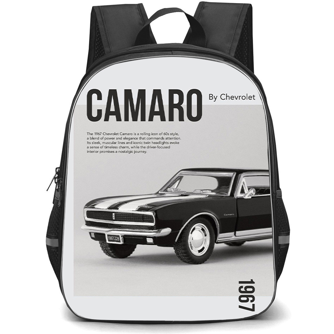 1967 Chevrolet Camaro Backpack School Bag StudentPack - 1967 Camaro Chevrolet Rolling Icon Of 60s Style Poster
