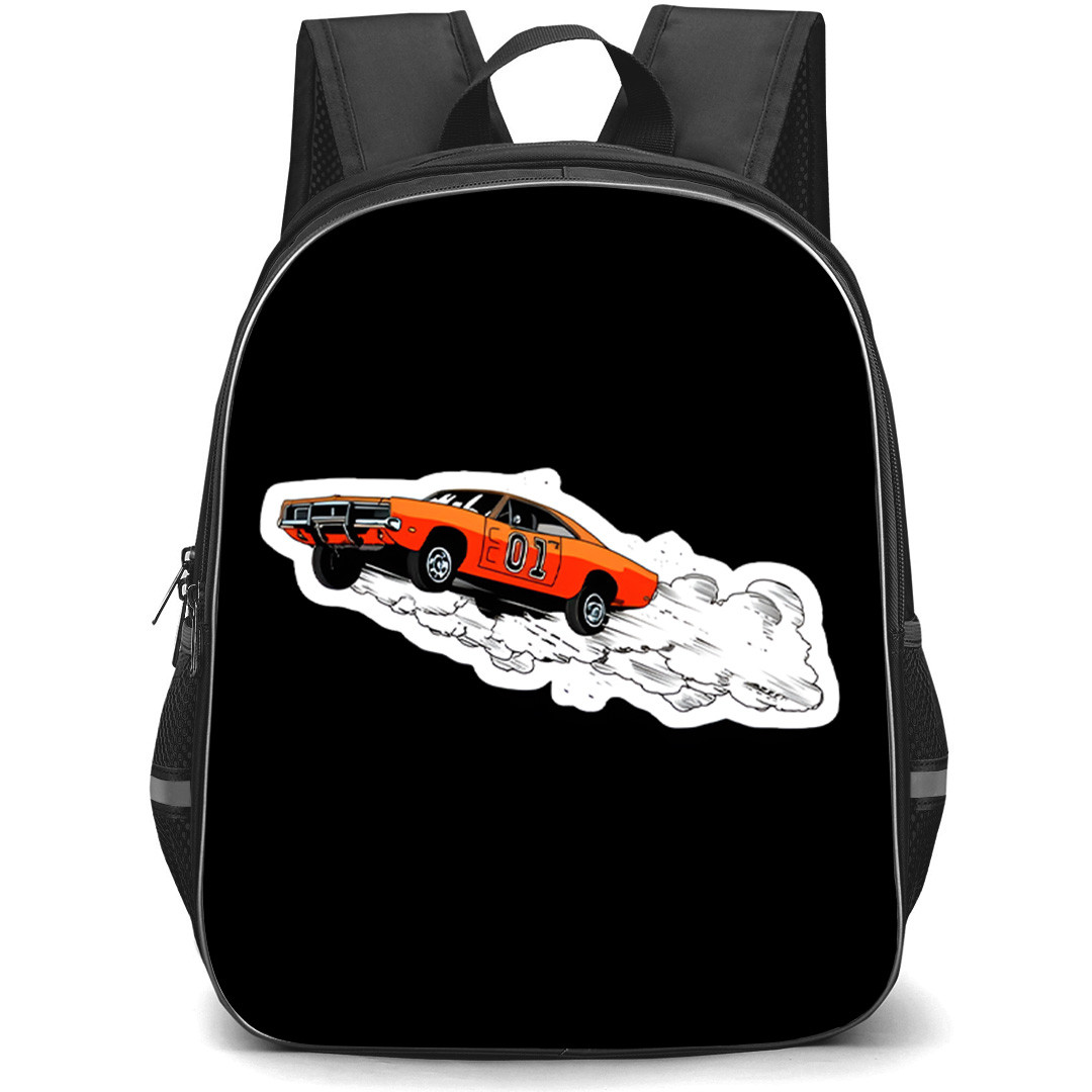 1969 Dodge Charger Backpack School Bag StudentPack - 1969 Dodge Charger General Lee Sticker