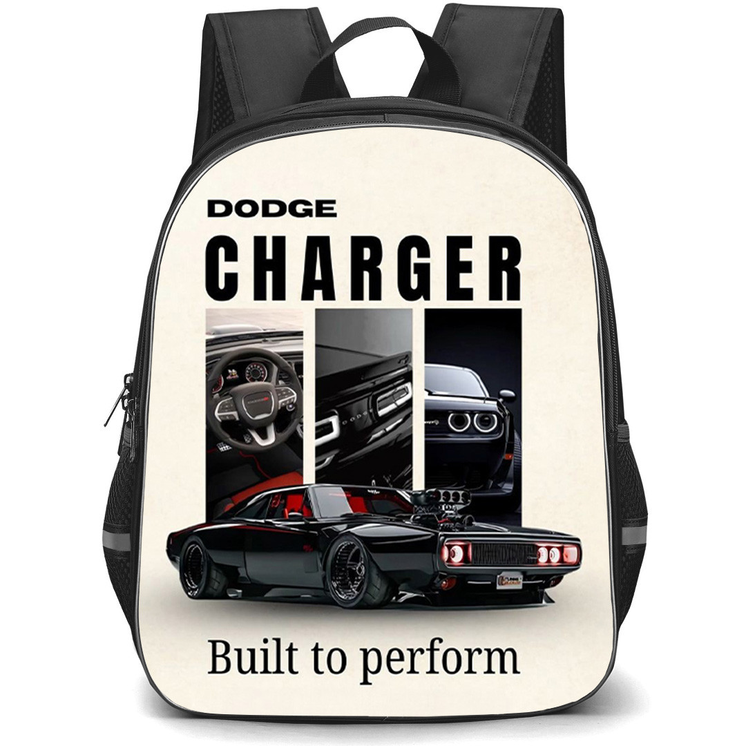 1970 Dodge Charger Backpack School Bag StudentPack - 1970 Dodge Charger Built To Perform Poster