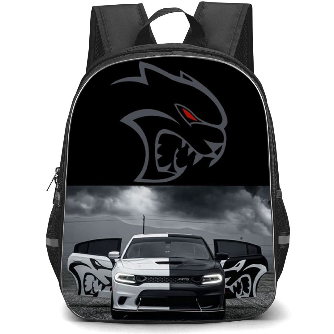 Dodge Charger SRT Backpack School Bag StudentPack - Dodge Charger SRT With Inconic Badge Poster