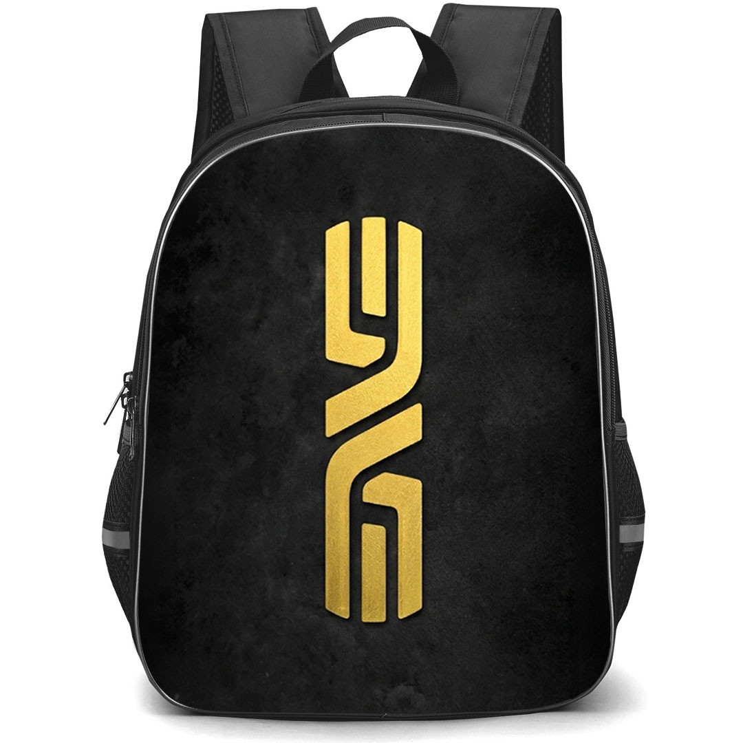 Enve Backpack School Bag StudentPack - Enve Bicycle Brands Golden Logo On Black Background
