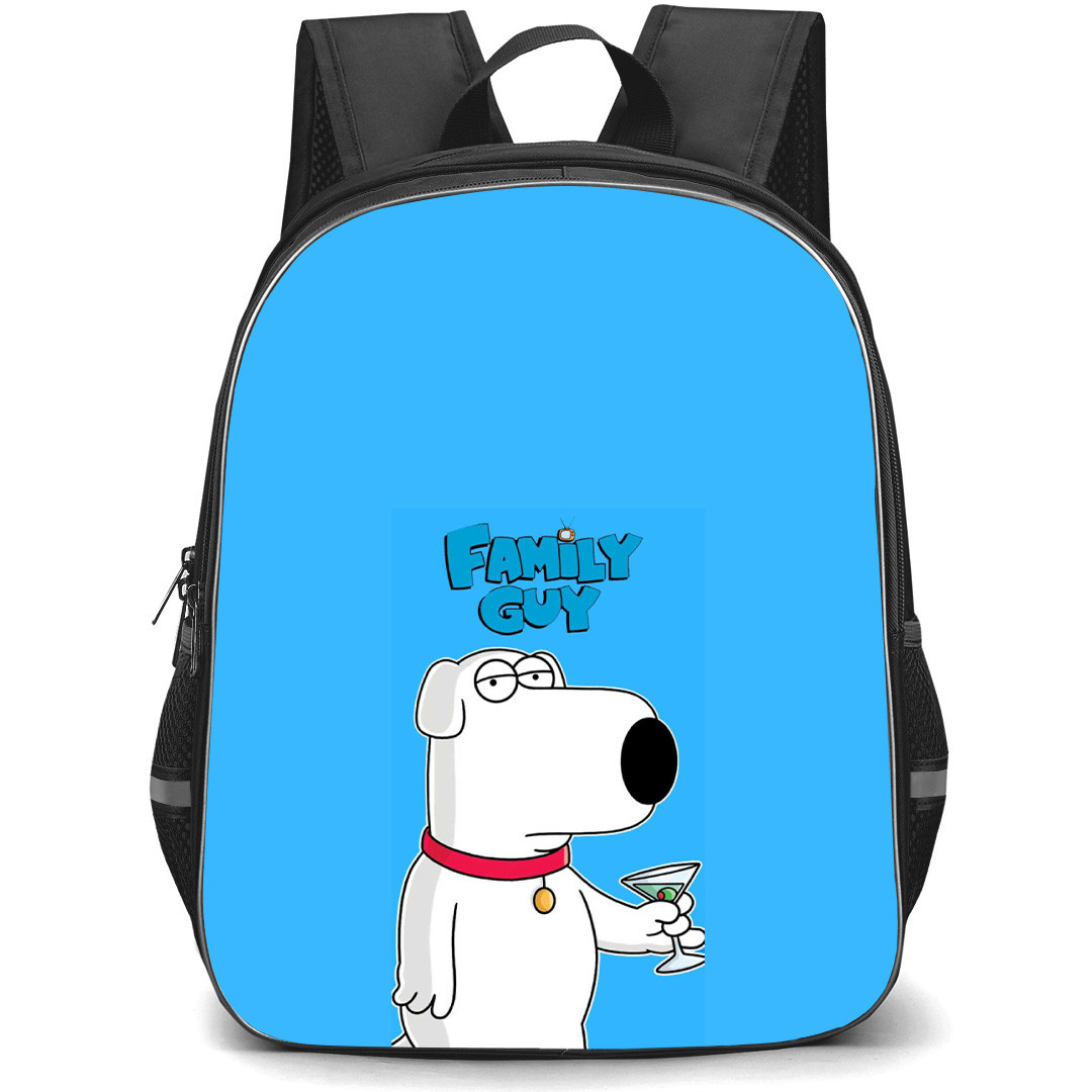 Family Guy Brian Griffin School Backpack StudentPack - Brian Griffin Holding A Cocktail