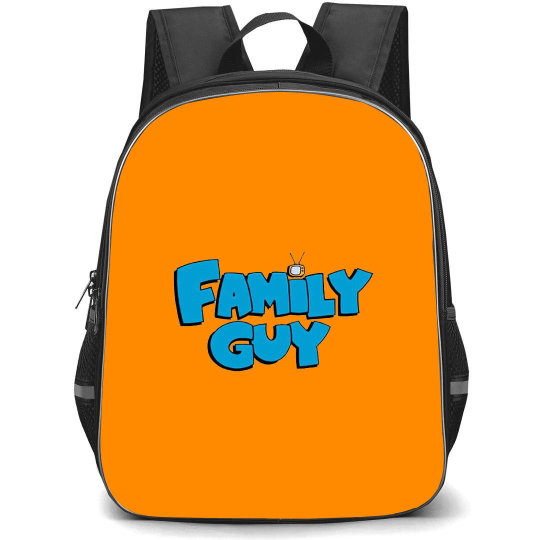 Family Guy School Backpack StudentPack - Series Logo On Orange Background