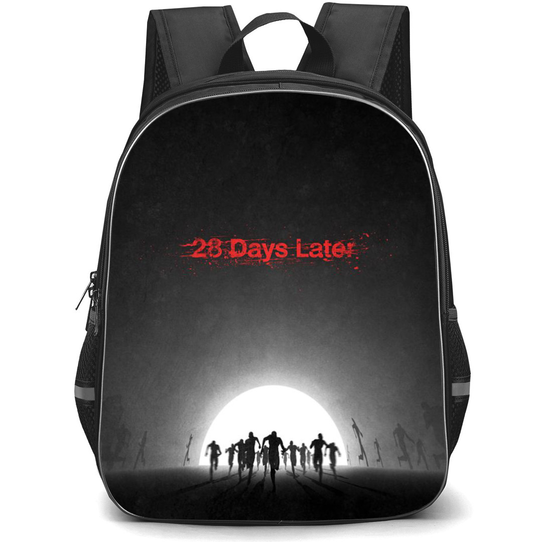 28 Days Later Backpack StudentPack - 28 Days Later Black And Red Poster