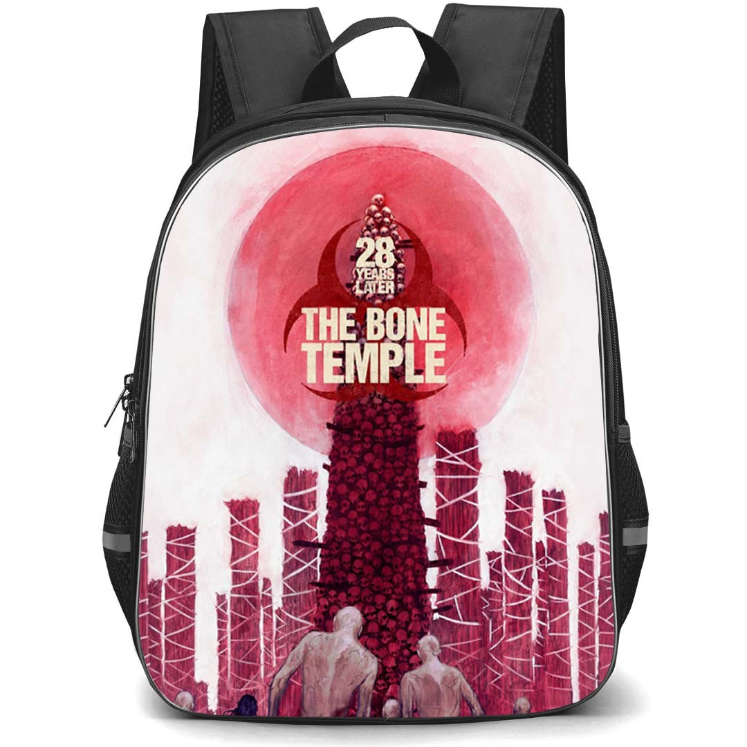 28 Years Later The Bone Temple Backpack School Bag StudentPack - 28 Years Later The Bone Temple Skull Pillar Series Poster