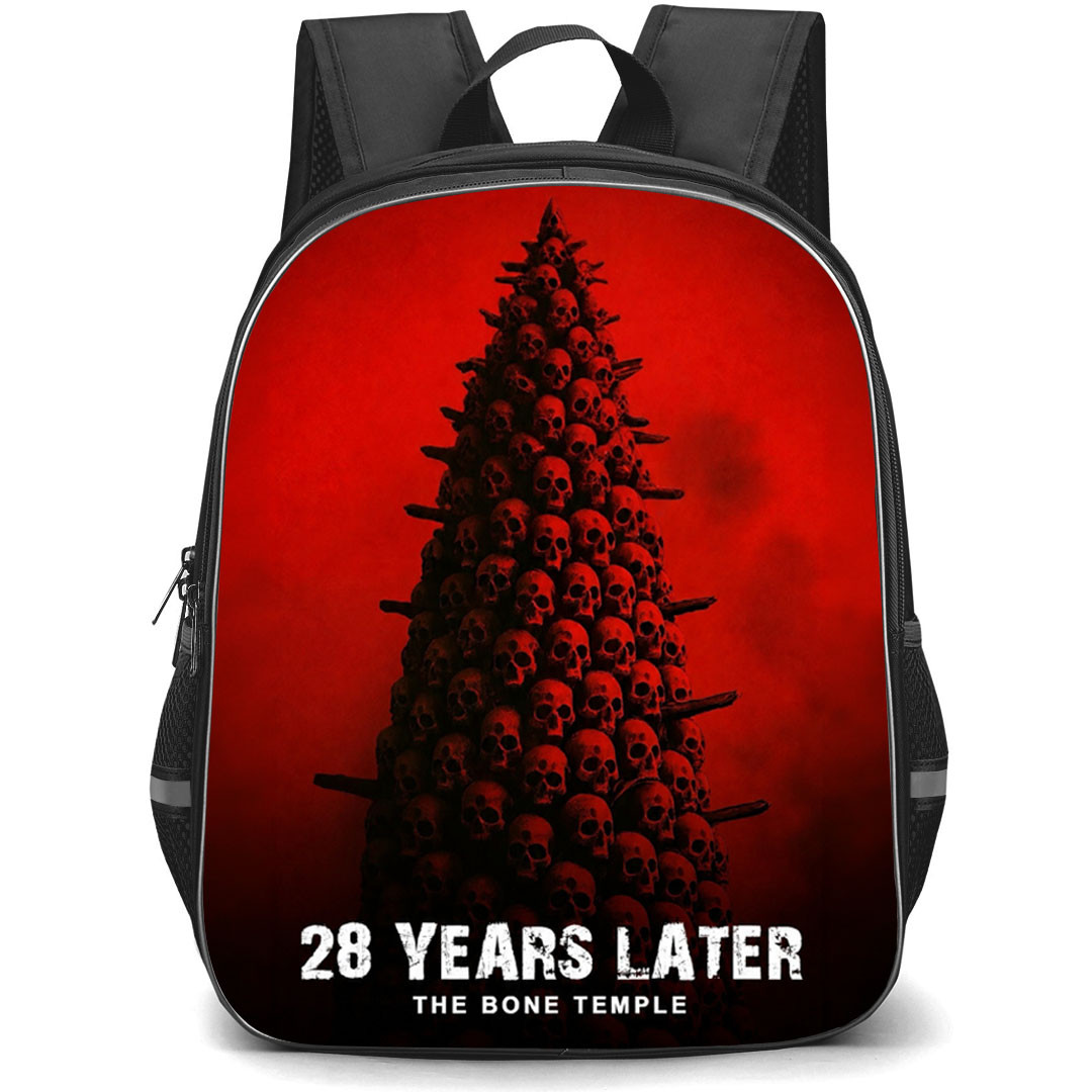 28 Years Later The Bone Temple Backpack School Bag StudentPack - 28 Years Later The Bone Temple Skull Tower Series Poster