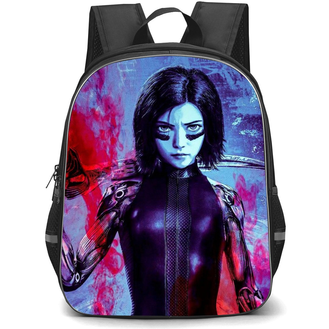 Alita Battle Angel Backpack StudentPack - Alita Battle Angel Alita Hi-Def Paint Poster