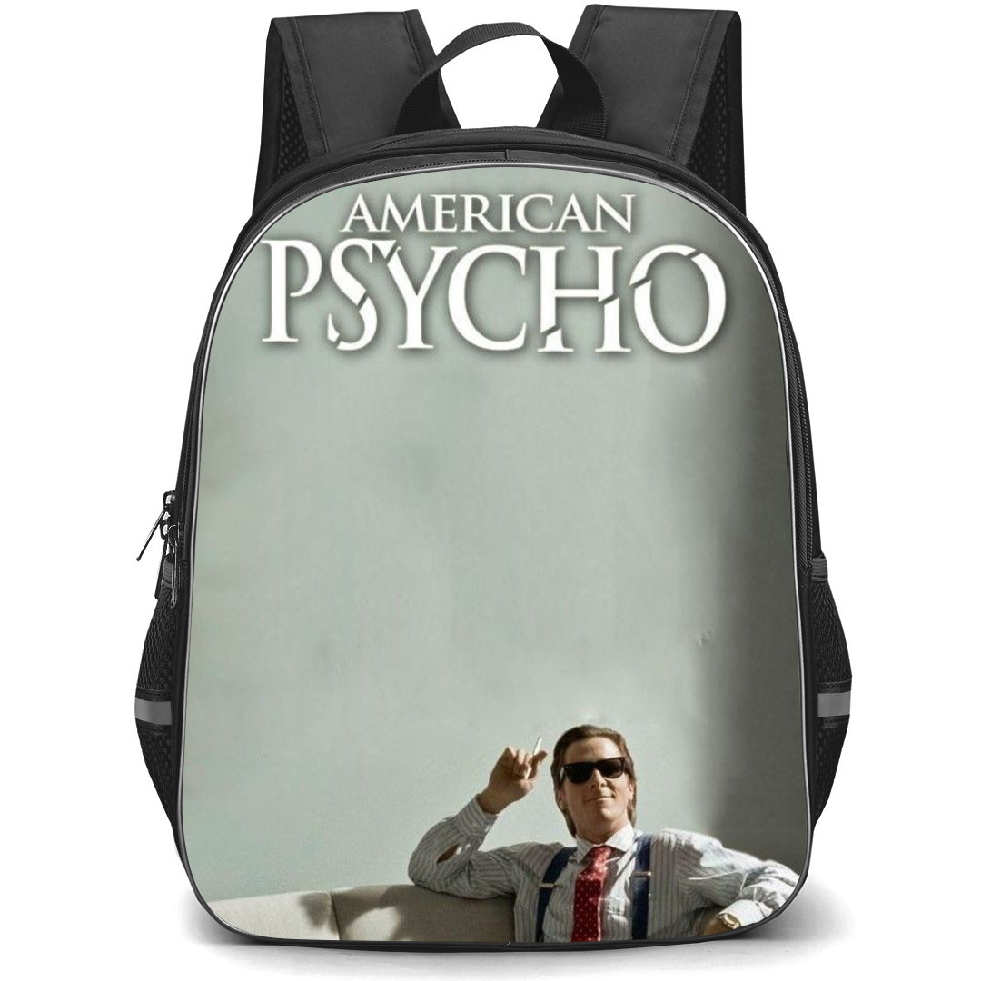 American Psycho Backpack StudentPack - American Psycho Bateman Sitting On Sofa Poster
