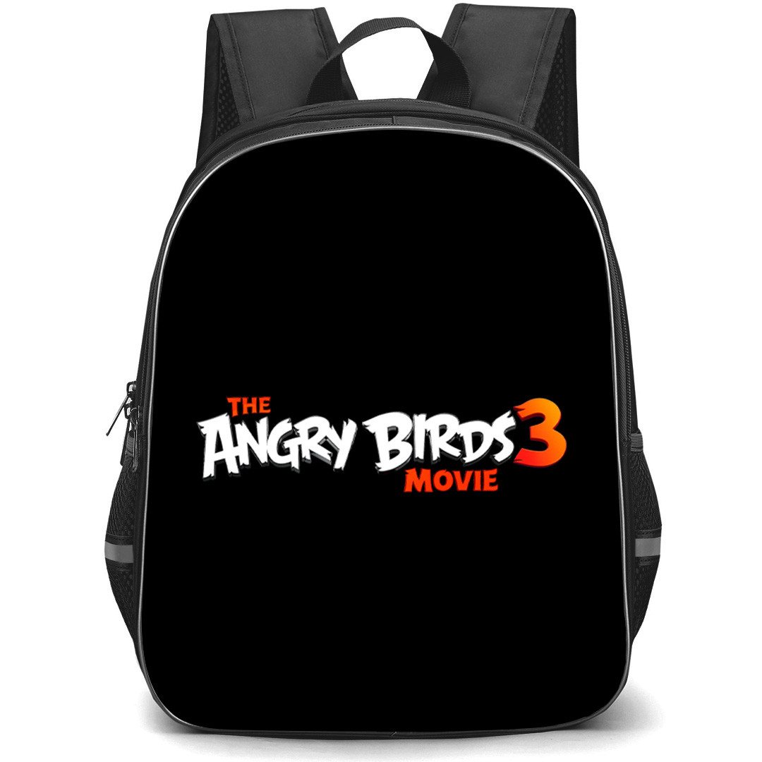 The Angry Birds Movie 3 Backpack School Bag StudentPack - The Angry Birds Movie 3 Text Logo Sticker