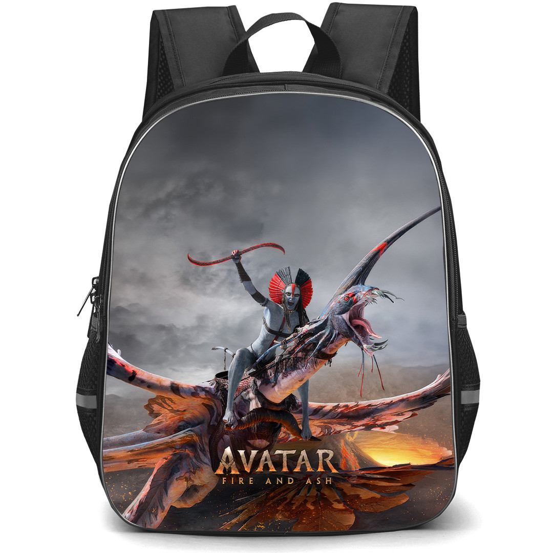 Avatar Backpack School Bag StudentPack - Avatar Fire and Ash Varang Riding Clan Charging