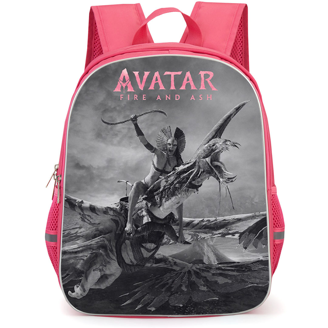 Avatar Backpack School Bag StudentPack - Avatar Fire And Ash Black And White Poster
