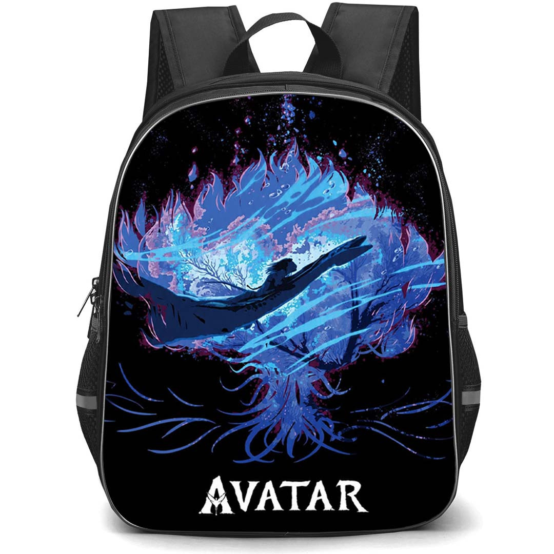 Avatar Backpack School Bag StudentPack - Avatar Mystic Sea Spirit Digital Art Poster