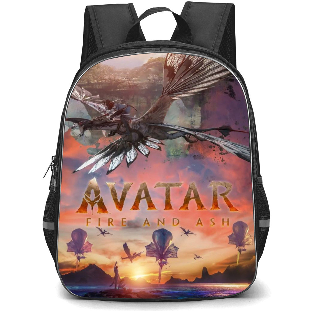 Avatar Fire And Ash Backpack School Bag StudentPack - Sunset Flying Series Wordmark