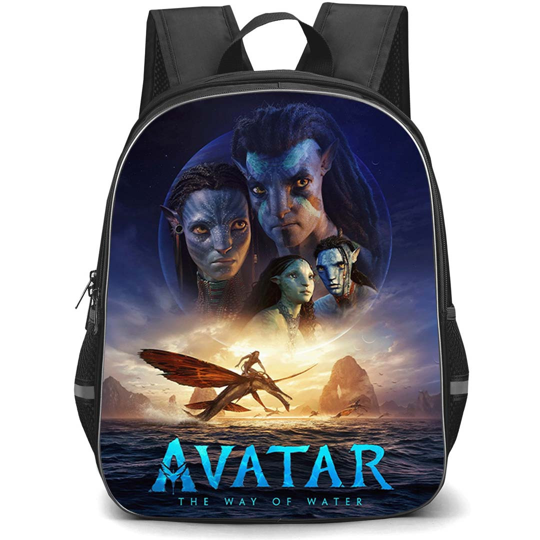 Avatar Backpack School Bag StudentPack - Avatar The Way Of Water 2022 Movie Poster