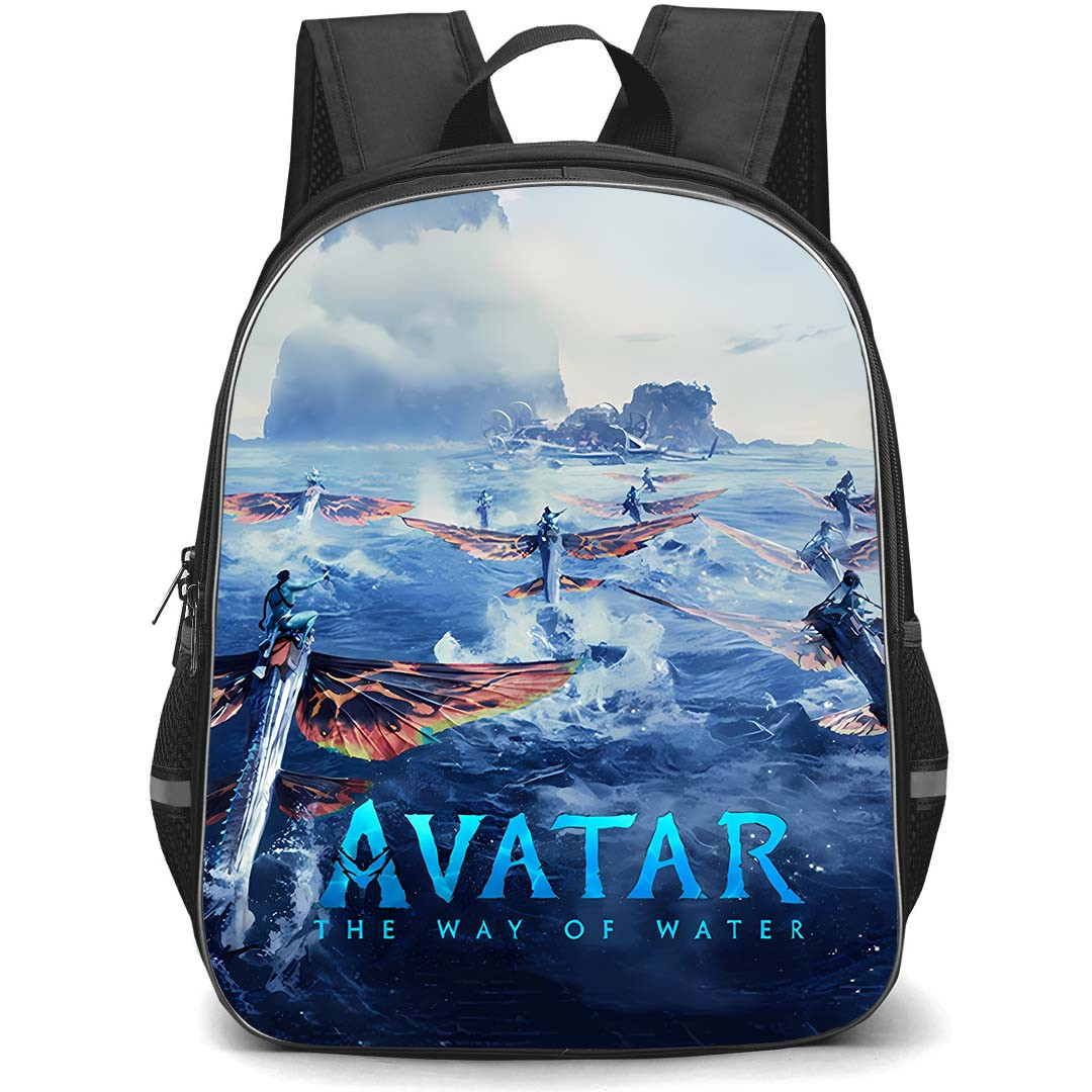 Avatar Backpack School Bag StudentPack - Avatar The Way Of Water Epic Skimwing Adventure Poster