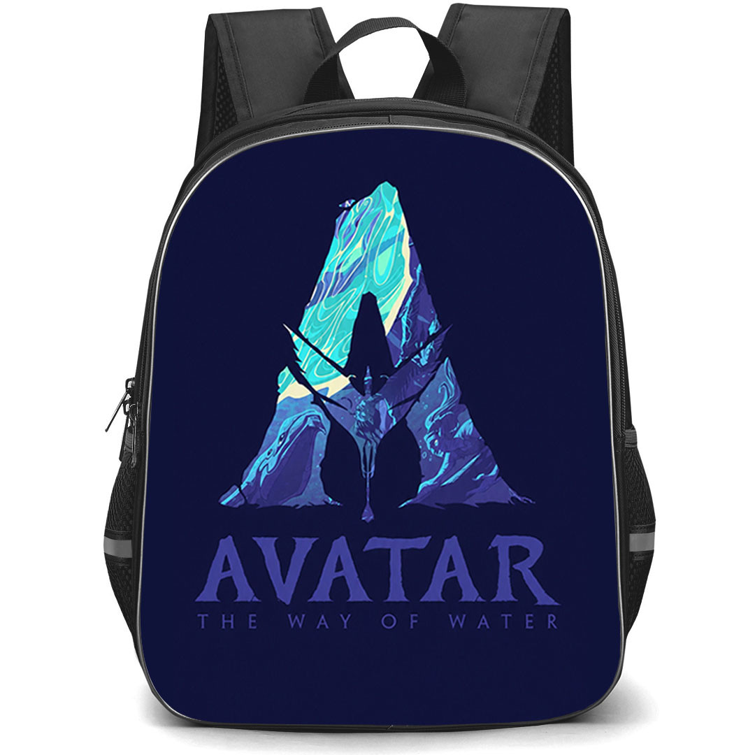 Avatar Backpack School Bag StudentPack - Avatar The Way of Water Minimalist Logo Poster