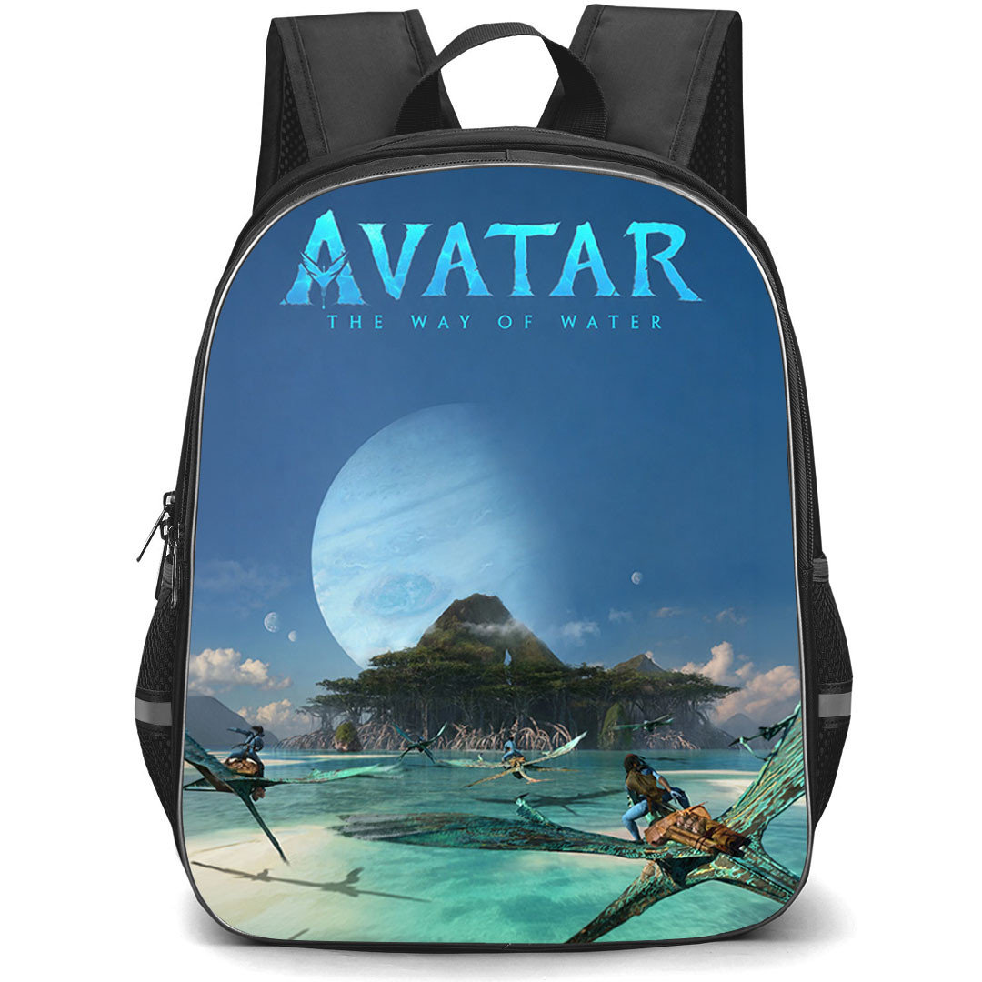 Avatar Backpack School Bag StudentPack - Avatar The Way of Water Skimwing Flight Across Pandora Poster