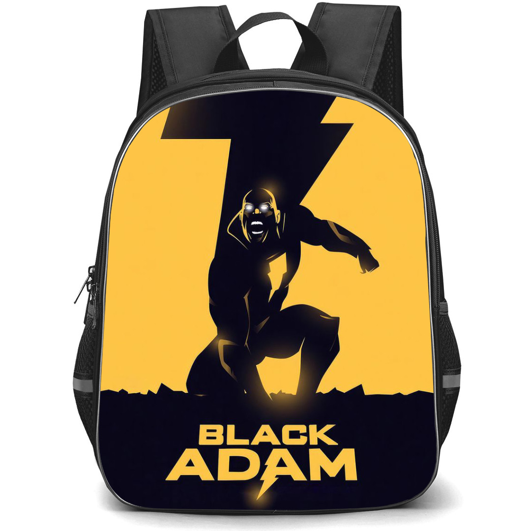 Black Adam Backpack StudentPack - Black Adam Movie Minimalist Art