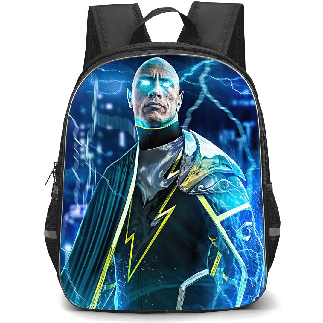 Black Adam Backpack StudentPack - Black Adam Movie The Rock Comic Art Poster