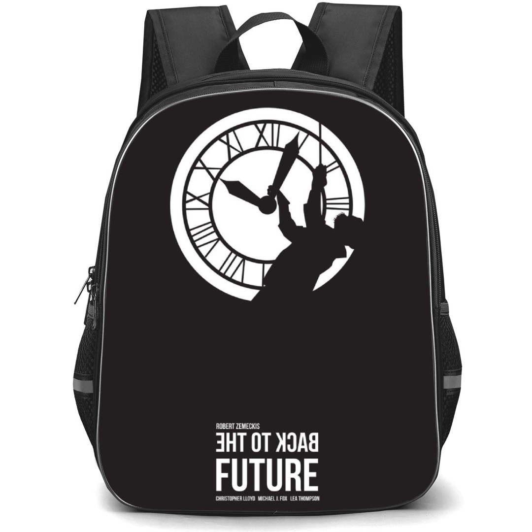 Back To The Future Backpack StudentPack - Back To The Future Doc Brown & The Clock Tower Poster