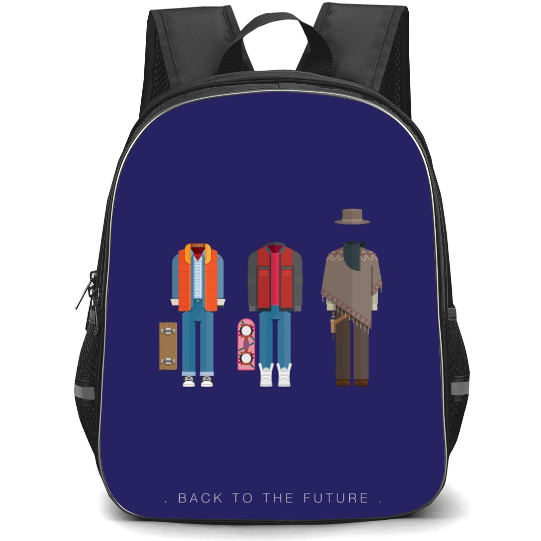 Back To The Future Backpack StudentPack - Back To The Future Minimalist Costume Poster