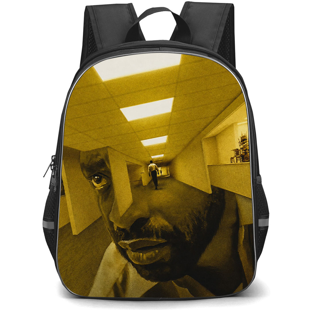 Backrooms Backpack School Bag StudentPack - Backrooms Doppelganger Entity Poster